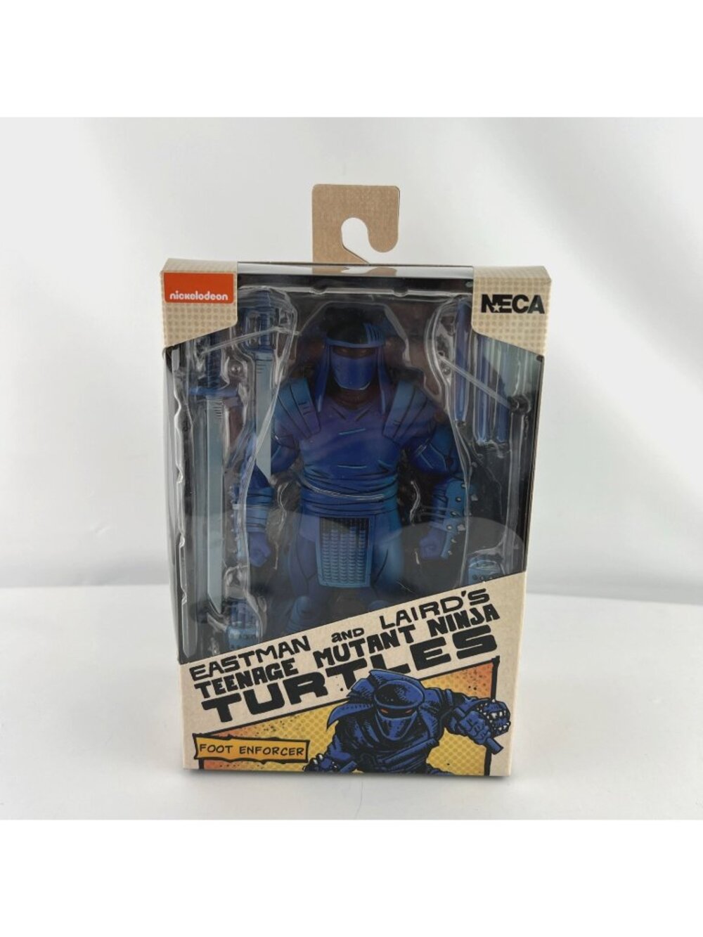NECA Eastman & Laird’s TMNT Ultimate Mirage Comic Foot Enforcer Figure Blue